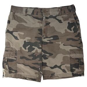 Dickies Cargo Shorts Mens 40 Camo Ripstop Workwear Military Utility Shorts